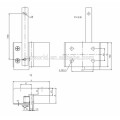 elevator parts/instantaneous safety gear/clamp-ZXA-088